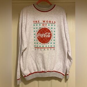 Vtg World Of Coca-Cola Atlanta Sweatshirt (1990s) Made in Korea